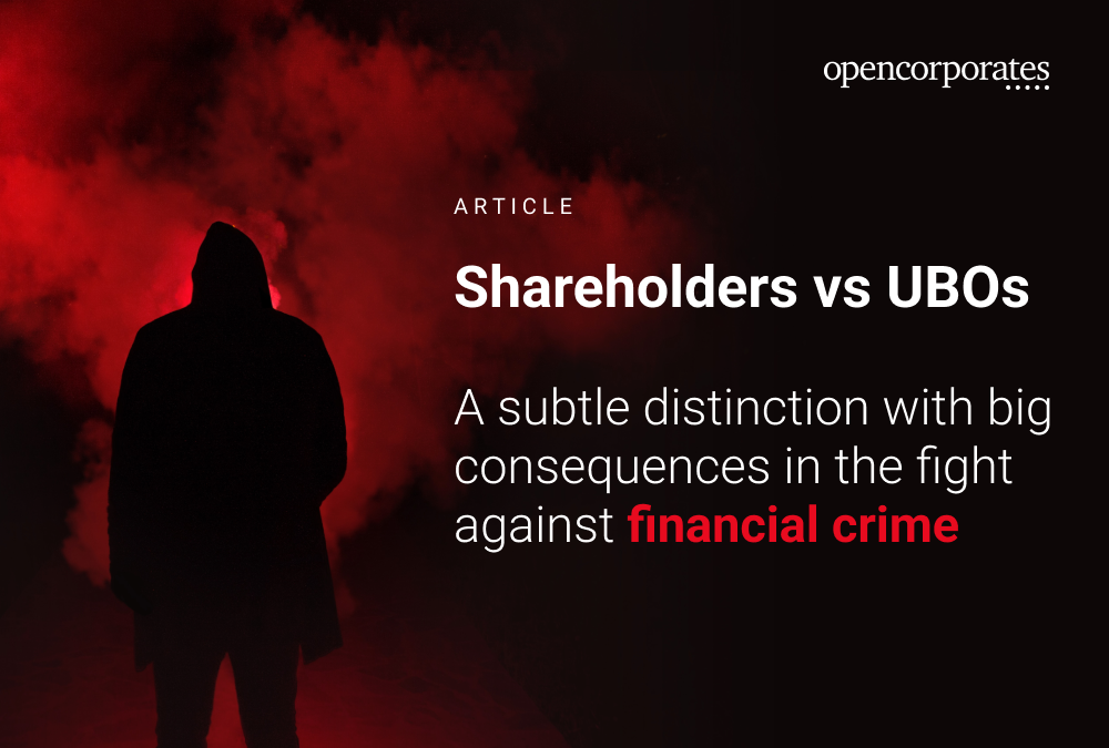 Shareholders vs. UBOs: A subtle distinction with big consequences in
the fight against financial crime